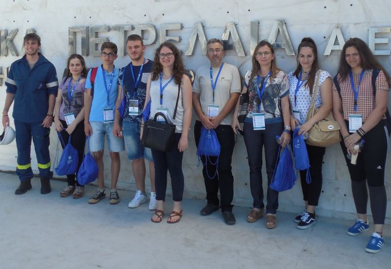 Επίσκεψη στην ΕΛ.ΠΕ από τις νικήτριες ομάδες του Πανελλήνιου μαθητικού διαγωνισμού φυσικών επιστημών