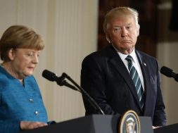 trump merkel