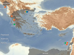 Ο χάρτης με τις περιοχές δραστηριοποίησης της Energean