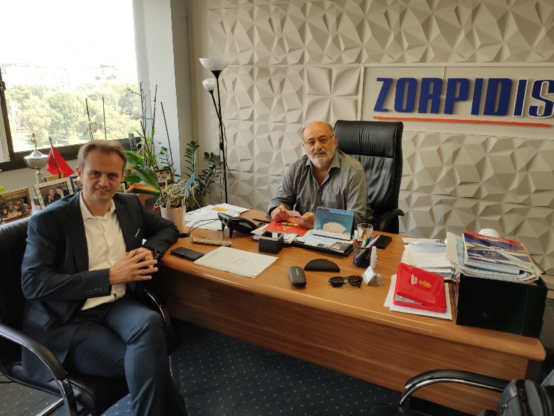 Επίσκεψη γνωριμίας στον πρόεδρο του ΕΕΘ από στελέχη της Φυσικό Αέριο