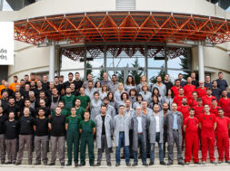 SUNLIGHT XANTHI employees with logo