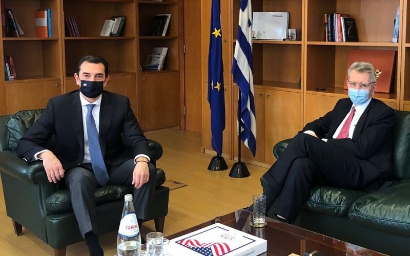 Συνάντηση Σκρέκα με τον πρέσβη των ΗΠΑ