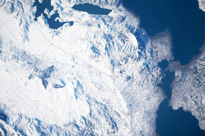 ESA: Η εικόνα της χιονισμένης Ελλάδας «καμπανάκι» για την κλιματική αλλαγή
