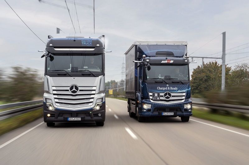 Daimler Truck: Ηλεκτρικά συστήματα κίνησης με μπαταρία και συστήματα κίνησης υδρογόνου