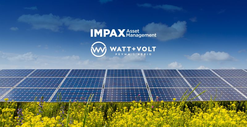 Κοινοπραξία WATT+VOLT και Impax Asset Management για την ανάπτυξη Φωτοβολταϊκών Πάρκων στην Ελλάδα