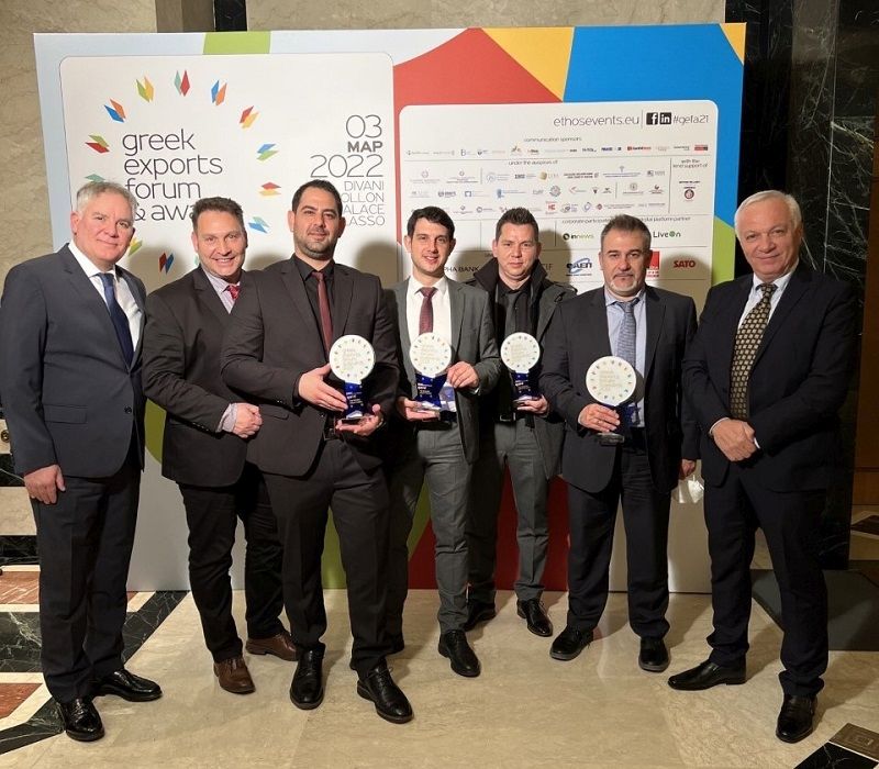 Τέσσερα χρυσά βραβεία για την Isomat στα Greek Exports Forum Awards 2021