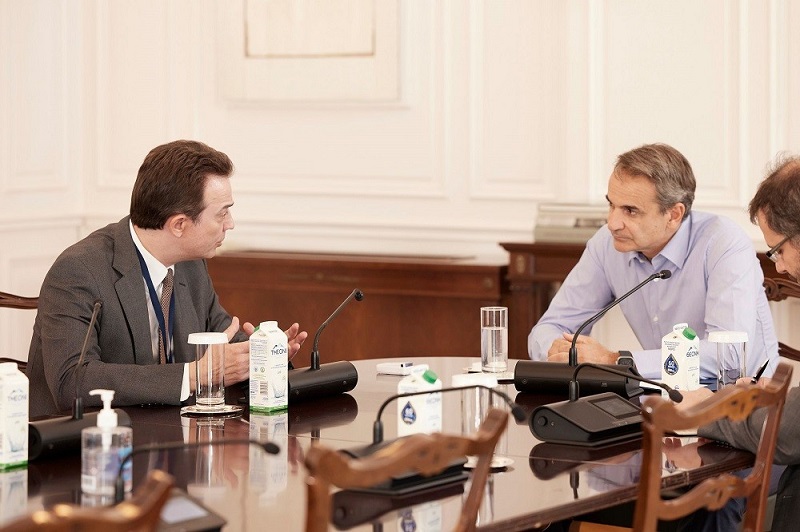 Συνάντηση Μητσοτάκη με τον Διευθύνοντα Σύμβουλο της Enagás, το μεγαλύτερο διαχειριστή LNG της Ευρώπης