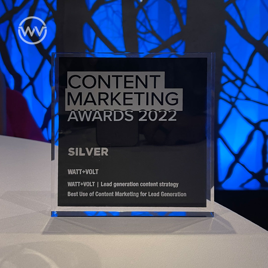 Σημαντική διάκριση για τη WATT+VOLT στα Content Marketing Awards