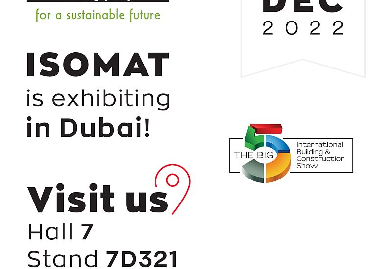 Η ISOMAT στην Big 5 Dubai 2022