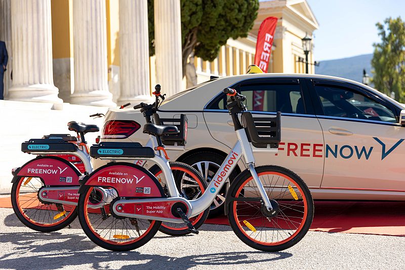 Η FREE NOW ενισχύει τον στόλο της με ποδήλατα, ύστερα από σύμπραξη με τη RideMovi