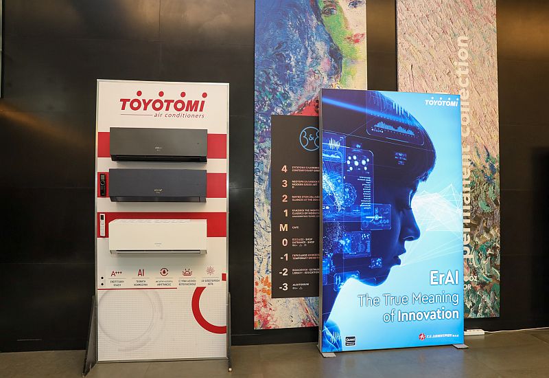 Toyotomi ErAI: Καινοτομία και τεχνολογική υπεροχή από το το πρώτο κλιματιστικό με Τεχνητή Νοημοσύνη