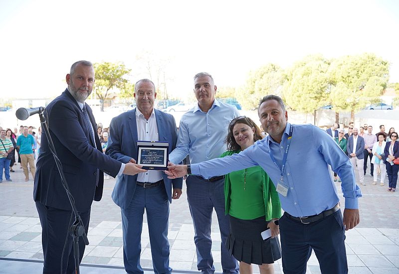 Εγκαίνια στο πλήρως ανακαινισμένο Γυμνάσιο Νέου Ολβίου Ξάνθης χρηματοδοτημένο εξ ολοκλήρου από τη Sunlight Group