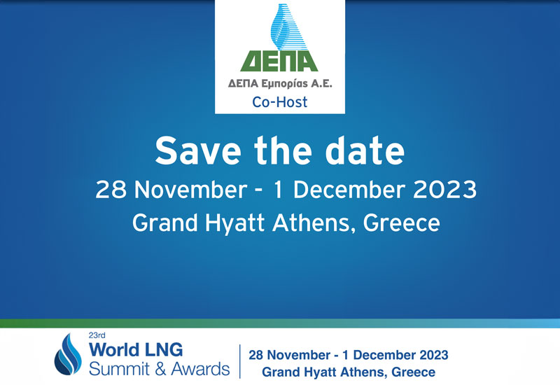 Η ΔΕΠΑ Εμπορίας υποδέχεται την παγκόσμια βιομηχανία του LNG στο 23ο World LNG Summit & Awards