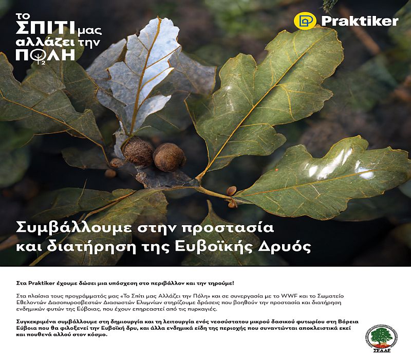 Praktiker Hellas: Υιοθετεί φυτώριο στην Β. Εύβοια!