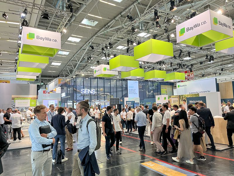 H BayWa r.e. υπογράμμισε για άλλη μια χρονιά την ηγετική της παρουσία στην έκθεση για τη φωτοβολταϊκή βιομηχανία Intersolar Europe!