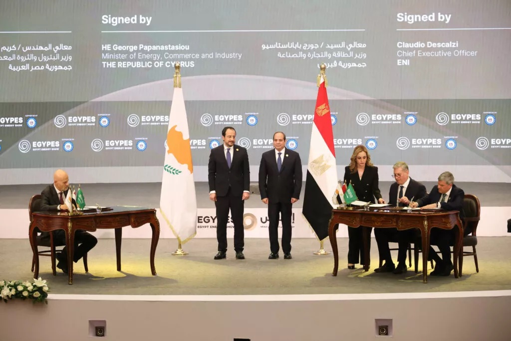 Διπλή συμφωνία για τα ενεργειακά κοιτάσματα υπέγραψαν Κύπρος και Αίγυπτος