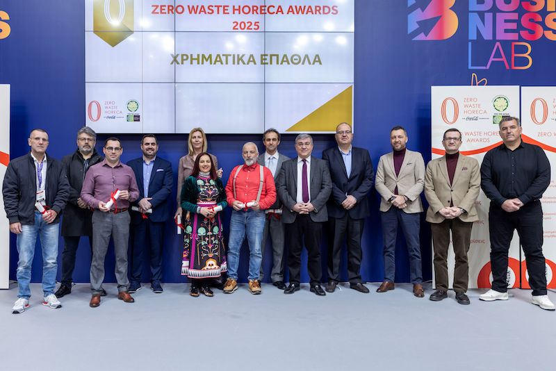 ΔΙΚΤΥΟ ZERO WASTE HORECA 2025: Επιβράβευση βιωσιμότητας στον κλάδο φιλοξενίας και εστίασης