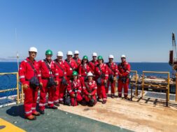 Energean-EnEarth and Energy Observer’s teams at Prinos’ Delta Platform
