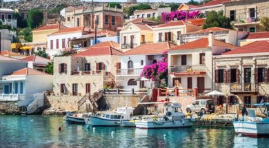 Chalki,Island,,One,Of,The,Dodecanese,Islands,Of,Greece,,Close