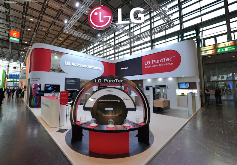 Η LG παρουσίασε το αντιμικροβιακό υλικό Purotec στη διεθνή έκθεση K στη Γερμανία
