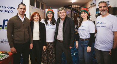 Η ομάδα της LPC με το Δήμαρχο Ασπροπύργου Ιωάννη Ηλία