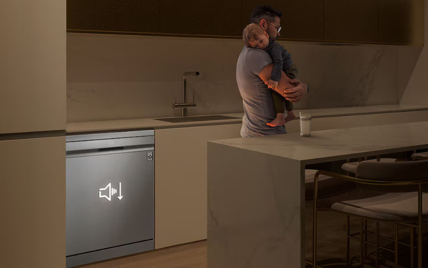 Πλυντήρια πιάτων LG με τεχνολογία Inverter για μειωμένα επίπεδα θορύβου