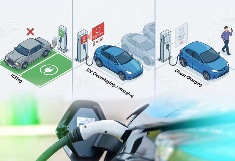 Παράνομη στάθμευση σε θέσεις φόρτισης: Τι προβλέπει ο νόμος για το γνωστό και ως φαινόμενο του «ICEing»;