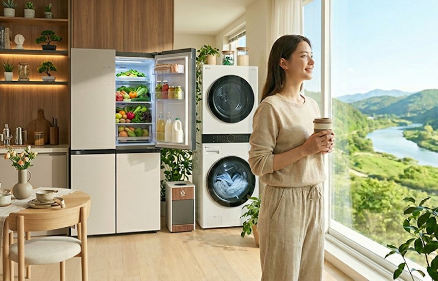 Ημέρα της Γης στο σπίτι: Πώς οι ενεργειακά αποδοτικές συσκευές της LG μειώνουν την κατανάλωση ενέργειας