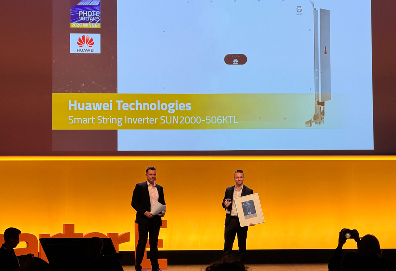 Η Huawei θέτει νέα πρότυπα στα φωτοβολταϊκά μεγάλης κλίμακας με διεθνή διάκριση
