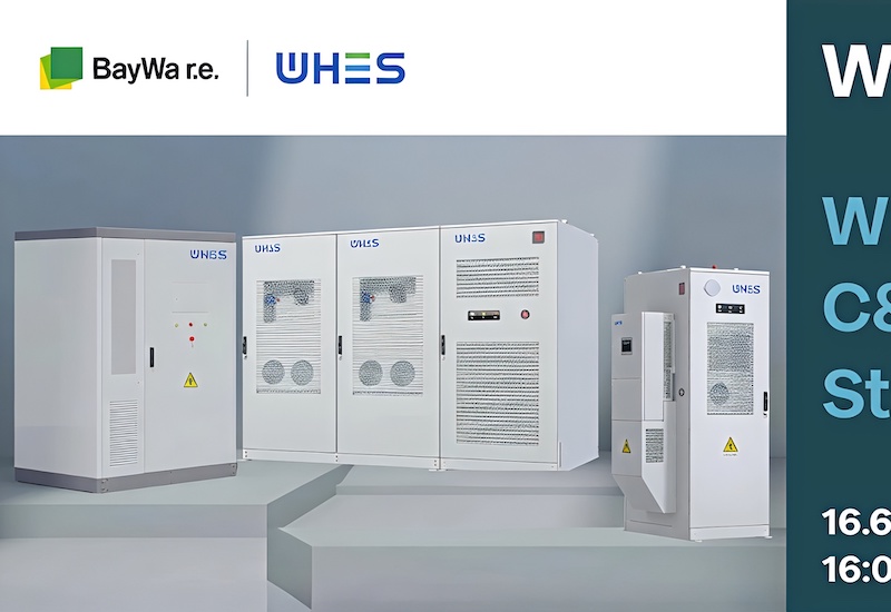 Webinar από τη BayWa r.e. Solar Trade Ελλάδας και τη WHES για συστήματα αποθήκευσης C&I